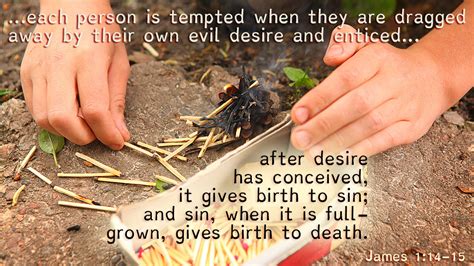 James 1:15 NIV .